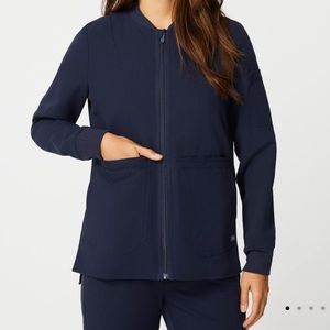 FIGS XXS WOMENS BELLERY JACKET Navy